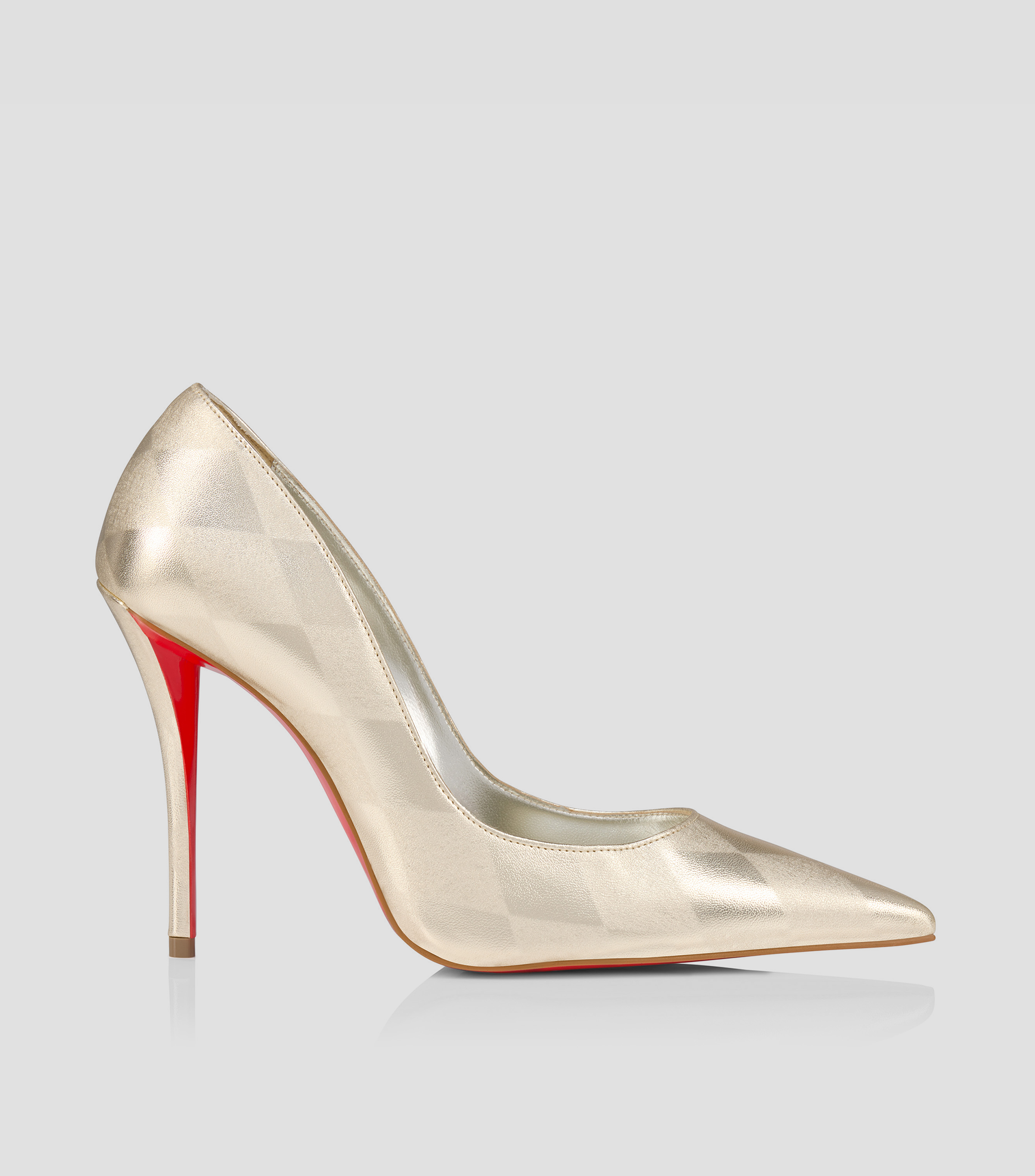Zapatillas Miss Z Dorado con Tacón Alto, Mujer